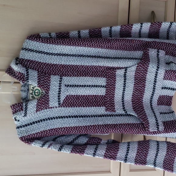 Baja Joe Sweaters Authentic Baja Joe Oversized Drug Rug Hooded Sweater Poshmark